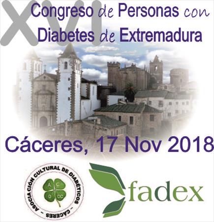 ABIERTO EL PLAZO DE INSCRIPCIÓN PARA EL XVI CONGRESO DE PERSONAS CON DIABETES DE EXTREMADURA