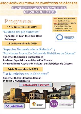 ACTIVIDADES DE NUESTRAS ASOCIACIONES: CONFERENCIAS EN CÁCERES