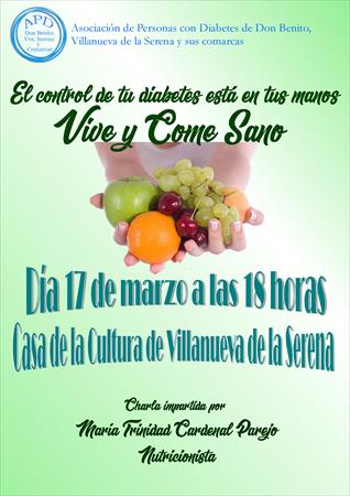 CHARLA SOBRE ALIMENTACIÓN EN VILLANUEVA DE LA SERENA