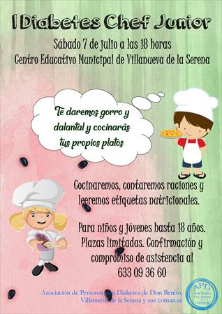 I DIABETES CHEF JUNIOR EN VILLANUEVA DE LA SERENA