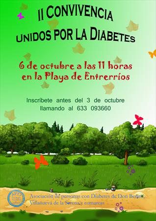 ACTIVIDADES DE NUESTRAS ASOCIACIONES: II CONVIVENCIA "UNIDOS POR LA DIABETES"