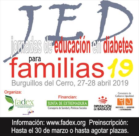JORNADA DE EDUCACIÓN EN DIABETES PARA FAMILIAS 2019