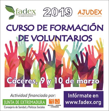 CURSO DE FORMACIÓN DE VOLUNTARIOS 2019*