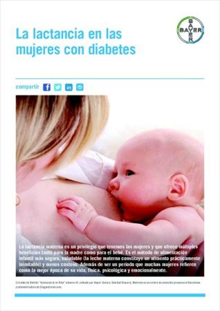 La lactancia en las mujeres con diabetes