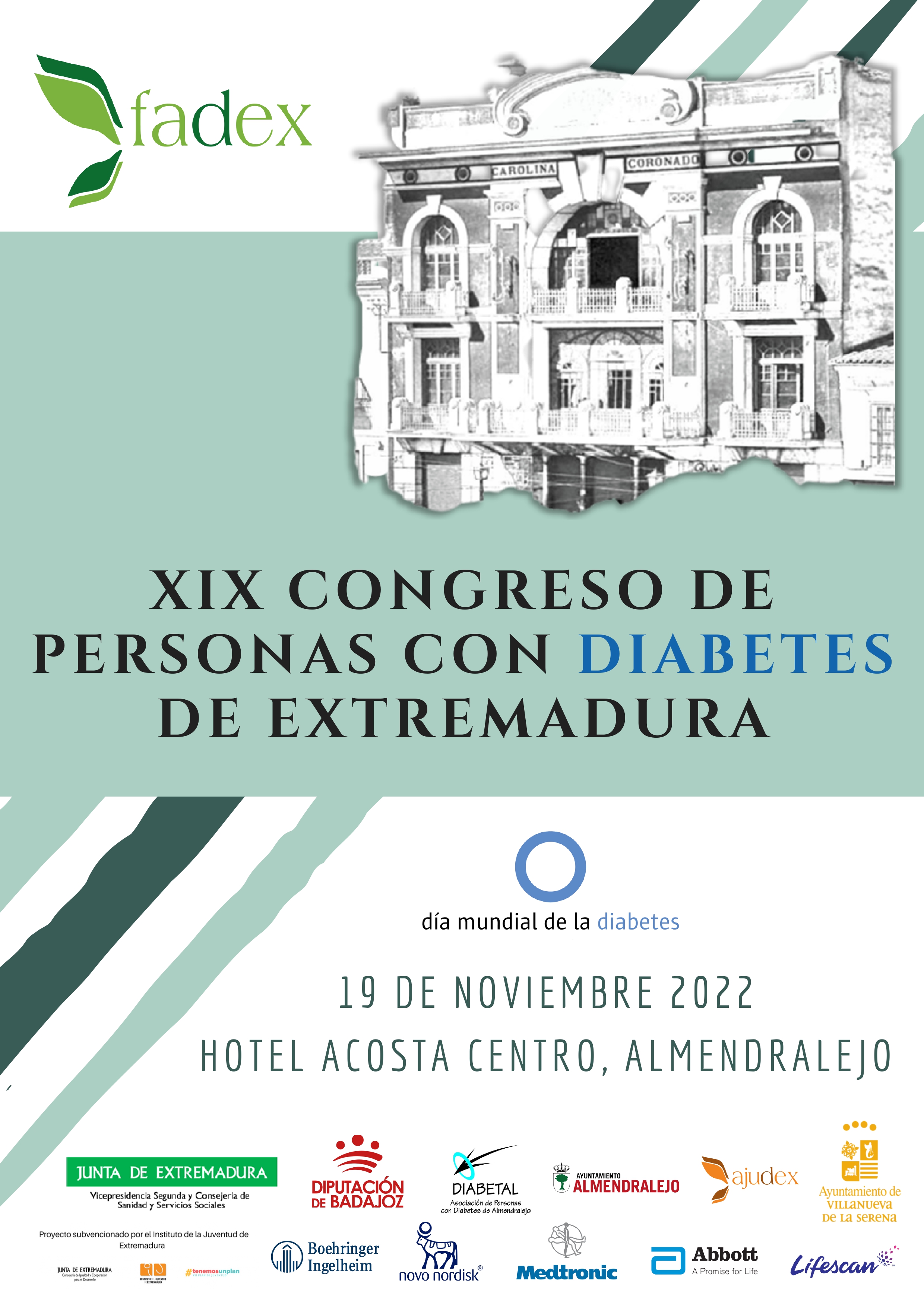 XIX Congreso de personas con Diabetes de Extremadura