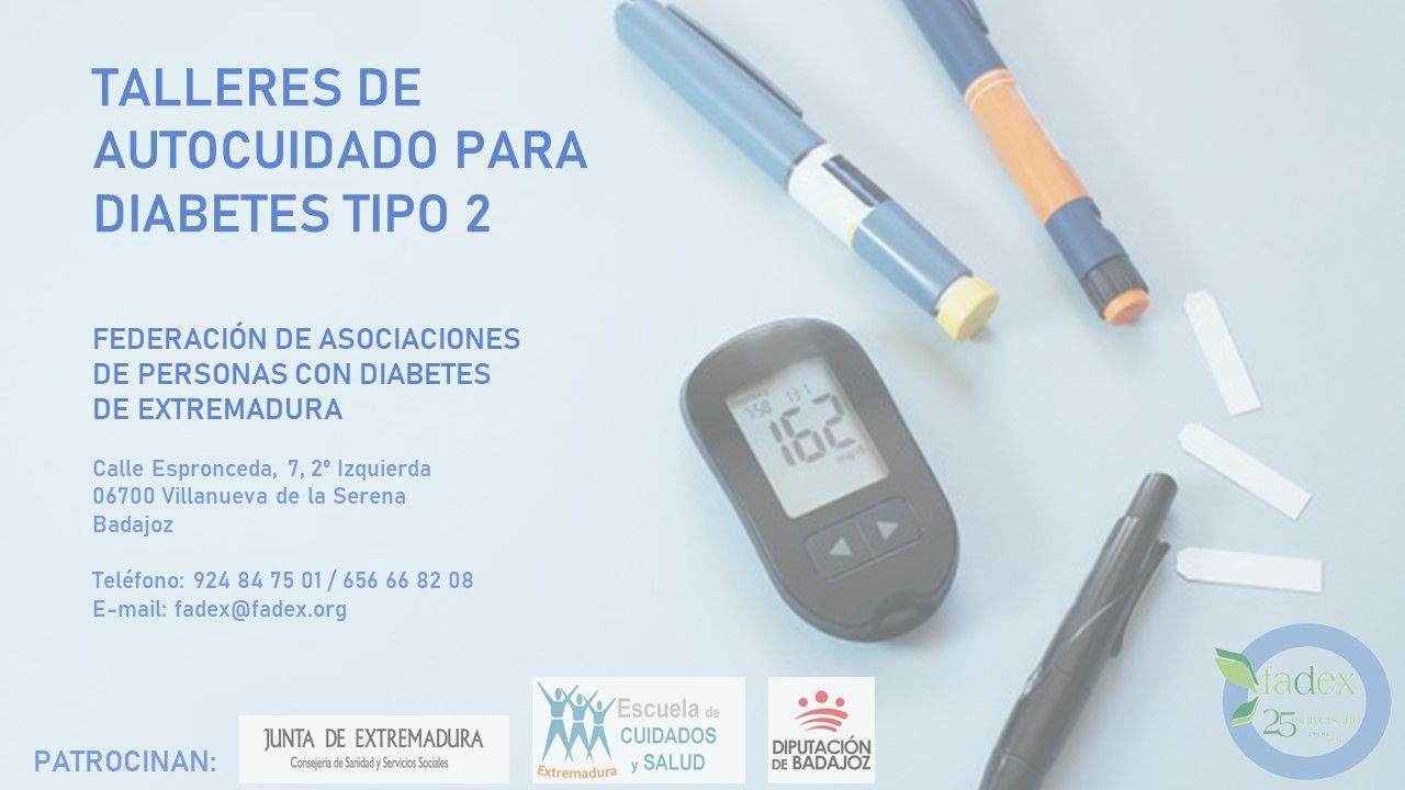VUELVEN LOS TALLERES DE AUTOCUIDADO PARA PERSONAS CON DIABETES TIPO 2