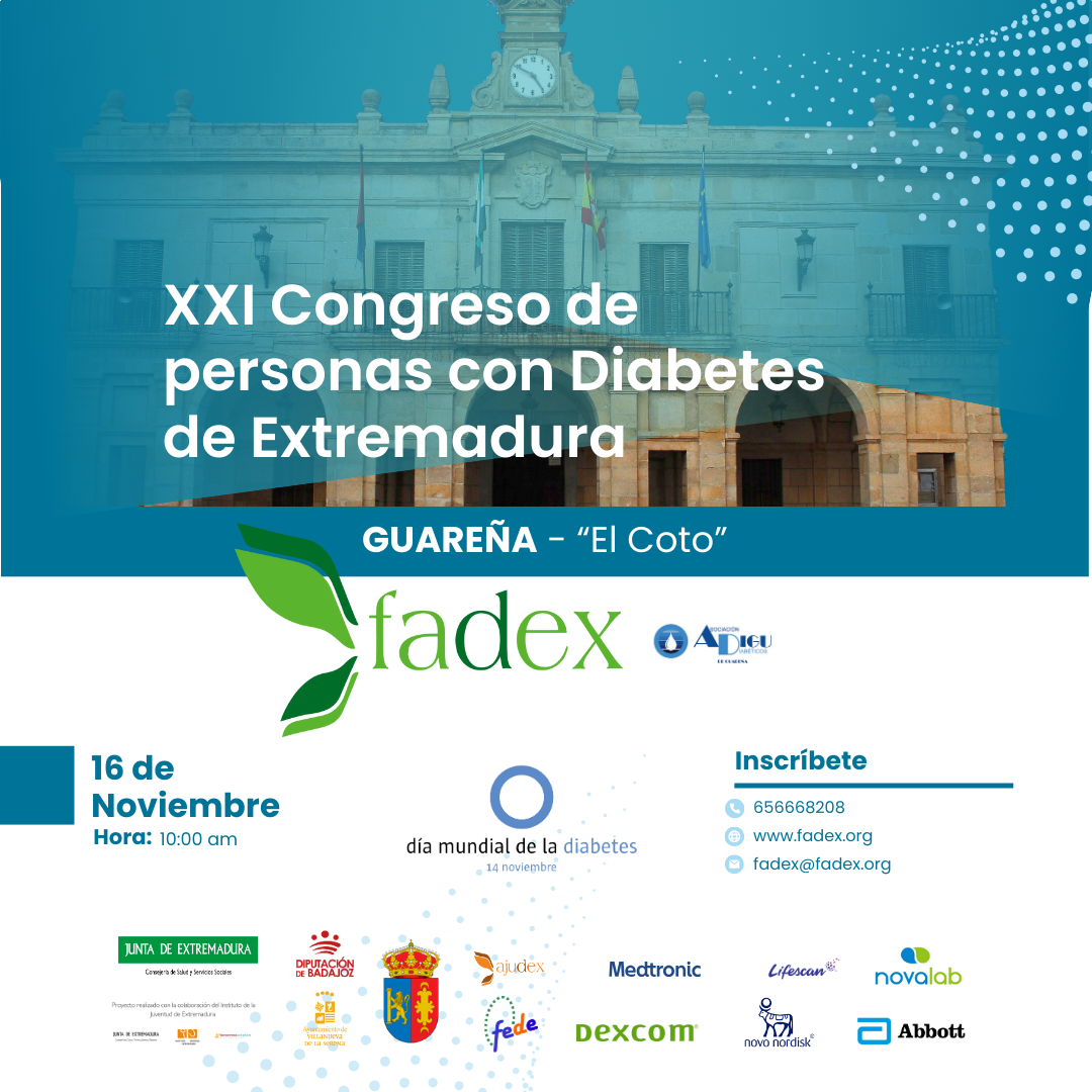 XXI CONGRESO DE PERSONAS CON DIABETES DE EXTREMADURA