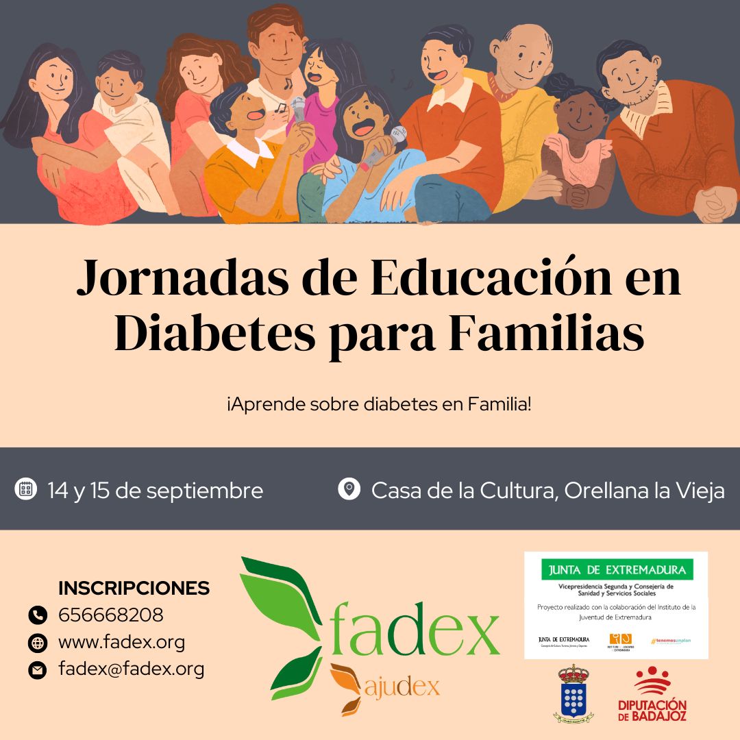 JORNADAS DE EDUCACIÓN EN DIABETES PARA FAMILIAS 2024