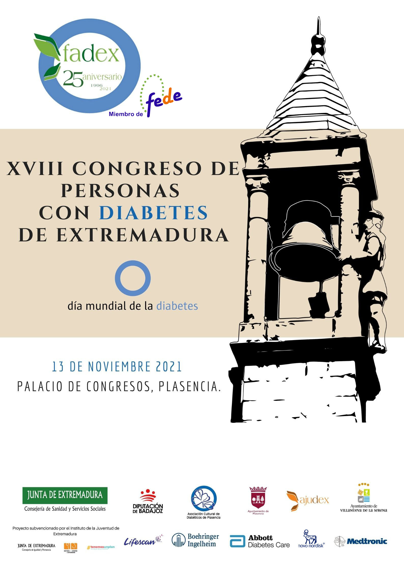 XVIII CONGRESO DE PERSONAS CON DIABETES DE EXTREMADURA